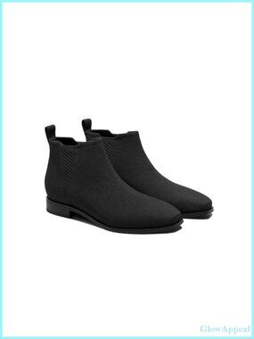 VIVAIA Ryan Slip-On Chelsea Boots Square Toe Ankle Boots Water Repellent